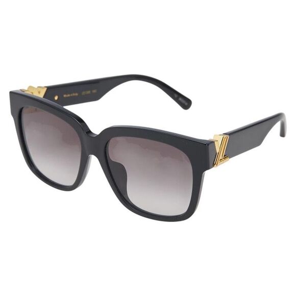 Pre Loved louis vuitton Women black | black Sunglasses - Picture 1 of 8